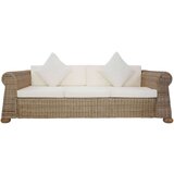  2-dijelni set sofa od prirodnog ratana s jastucima | shoptok.hr