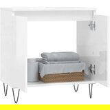  Kopalniška omarica visok sijaj bela 58x33x60 cm inženirski les - Kopalniška Omarica, (21436577) | Shoptok.si