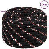  Višenamjensko pomoćno uže 20 mm 25 m Crna i crvena PP - Crna i crvena 20 mm 25 m | shoptok.hr