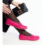Gemre Dark Pink Suede Loafers Nafisah | Shoptok.si