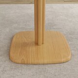  Blagovaonski stol 70 x 70 cm kuhinjski stol za 4 osobe izrađen od kaučukovca za kuhinju blagovaonicu prirodni | shoptok.hr