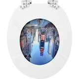  Toaletna sjedala s mekim zatvaranjem 2 pcs Šareni 44 x 38 cm | shoptok.hr