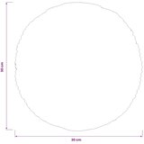  Presvlaka za jastuk 2 kom. HEERLEN Tamnosiva Promjer 30 cm Kord - Tamnosiva Promjer 30 cm 2 | shoptok.hr