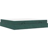  Konstrukcija postelje Temno zelena 200 x 200 cm Žamet, (5000069897) | Shoptok.si