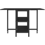  Blagovaonski stol 122 x 80 x 76 5 cm Konstruirano drvo - Crni hrast | shoptok.hr