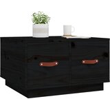  Stolić za kavu crni 60 x 53 x 35 cm od masivne borovine | shoptok.hr