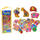  Set of Wooden Magnets Letters Pictures Animals Objects 26 Pieces Cijene