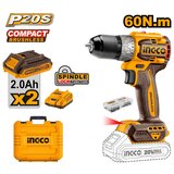 Ingco akumulatorska šrafilica CDLI20602 60NM 2x2,0 ah 20V | ePonuda.com