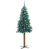 Mršavo božićno drvce Zelena 180 cm PVC i čvrsto drvo bora | shoptok.hr