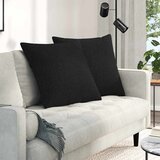  Jastučići za sofu 2 pcs Crna 60 x 60 cm tkanina | shoptok.hr