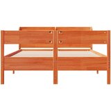 vidaXL Okvir kreveta bez madraca voštano smeđi 150x200 cm od borovine | shoptok.hr