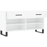  Klupa za cipele bijela 102 x 35 x 55 cm od konstruiranog drva | shoptok.hr