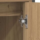  4-dijelni set kupaonskog namještaja u umjetnom hrastu | shoptok.hr
