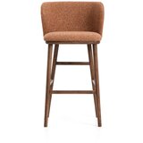 Kave Home Oblazinjen barski stol v barvi terakote (višina sedeža 75 cm) Ciselia – | Shoptok.si