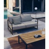 Kave Home Vrtni stolić za kavu od masivne tikovine 63x149 cm Sorells – | shoptok.hr
