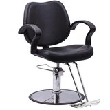  Elegantno črn brivski stol z nastavljivo višino | Shoptok.si