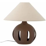 Bloomingville Krem stolna lampa s tekstilnim sjenilom (visina 40,5 cm) Liana –
