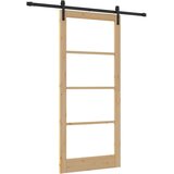  Klizna vrata ORKDAL Prirodna i crna 93 x 211 cm | Eponuda.com