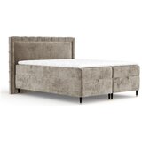 Maison de Rêve Bež boxspring postelja s prostorom za shranjevanje 200x200 cm Voyage – Cene