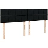 vidaXL Okvir kreveta s madracima crni 160x200cm od tkanine | shoptok.hr