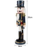  Drveni Orašar Vojnik Božićna Figurica - Plavi | shoptok.hr