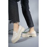 Riccon Women's Daily Loafer Shoes 0012920 Beige Skin cene
