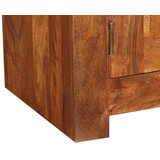 TV ormarić od masivnog drva s premazom boje meda 120x30x40 cm | shoptok.hr