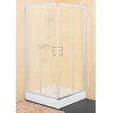 Kolpa San tuš kabina TKK 120X80/K SQ LINE bela prozorno steklo 513330 | Shoptok.si