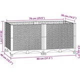  Povišena gredica 80x40x38 cm od polipropilena | shoptok.hr