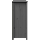  Visoka komoda siva 83 x 41,5 x 100 cm od masivne borovine | Eponuda.ba