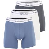 Calvin Klein Underwear Boksarice golobje modra / antracit / bela Cene