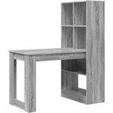 Stol s policom Siva Sonoma 122 x 67 x 145 cm Konstruirano drvo | shoptok.hr