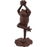 Miljögården Okrasna žaba "Yoga" iz litega železa - 1 k. Cene