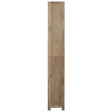  Polica za knjige sa 7 razina 80x30x200 cm masivno drvo bagrema | shoptok.hr