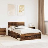  Konstrukcija postelje Star les 135 x 190 cm Masivno borovo les, (5000102979) | Shoptok.si
