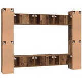  Set TV komoda Zidne 10 pcs Staro drvo 30.5 x 30 x 90 cm | shoptok.hr