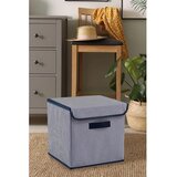 Mioli Decor Plava tekstilna kutija za pohranu s poklopcem 30x30x30 cm – | shoptok.hr