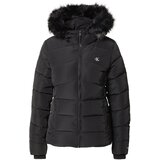 Calvin Klein Jeans Prehodna jakna črna / bela | Shoptok.si