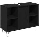  Set namještaja za kupaonicu 3 kom. Crni hrast 30 x 30 x 180 cm | shoptok.hr