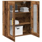  Zidni ormar s staklenim vratima Starinsko drvo 69 5x34x90 cm | shoptok.hr