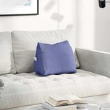 vidaXL Poglavni vzglavnik Jeans modra 45 x 20 x 35 cm blago | Shoptok.si