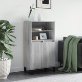 vidaXL Visoka omara siva sonoma 60x36x110 cminženirski les | Shoptok.si
