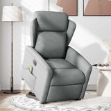 Maison Chic Električni masažni naslanjač - Relax naslanjač s funkcijo vstajanja svetlo siv, (22062074) Cene