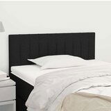  Uzglavlje crno 80 x 5 x 78/88 cm od tkanine | shoptok.hr