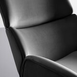 Bessagi Home fotelj felia, siv, žamet | Shoptok.si