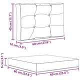  Zunanja blazina za kavč 3 pcs Turkizna Poliester, (5000202524) | Shoptok.si