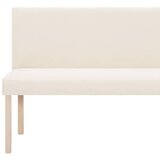  Klupa od poliestera 139,5 cm krem | shoptok.hr