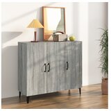  Komoda siva sonoma 90x34x80 cm konstruiran les | Shoptok.si