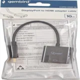 HDMIF 08 Gembird DisplayPort v1 to HDMI adapter cable, black 239alt DPM HDMIF 002
