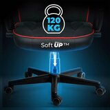Sofotel Master 242701 gaming stol s funkcijo ljuljanja – rdeče-črn | Shoptok.si